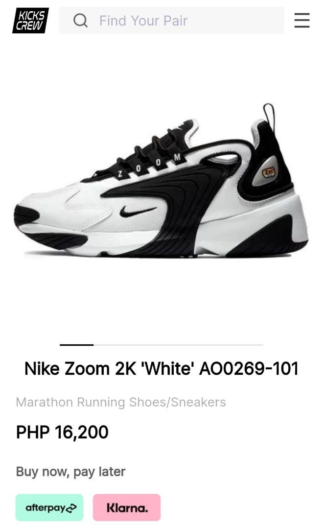 Nike zoom store 2k klarna