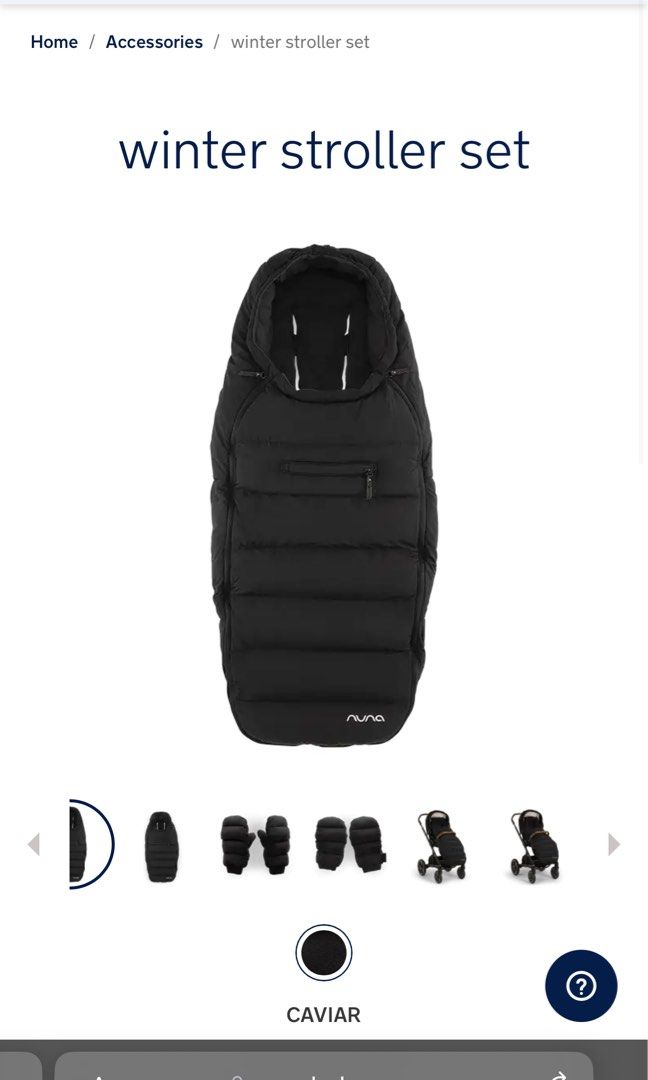 Nuna winter stroller set winter cover set only brand new in