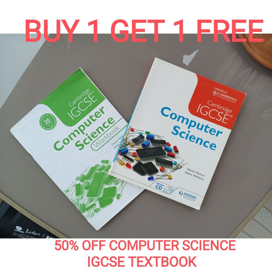  original cambridge igcse computer science coursebook and free