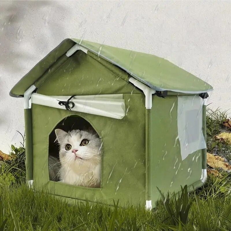 Outdoor cat beds and houses clearance