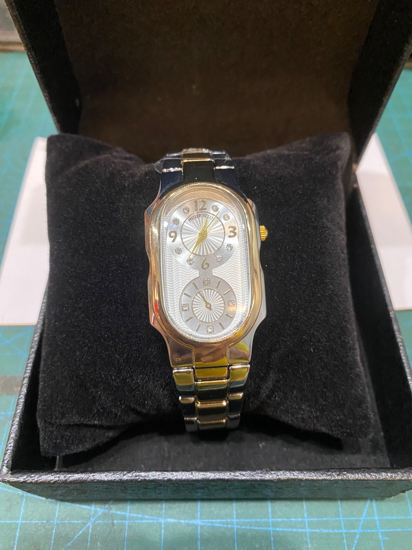 PHILIP STEIN WATCH FOR WOMEN STEEL TYPE 2 TONE COLOR Women s
