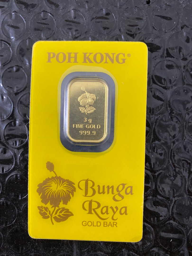 Pohkong gold bar 999 3gram gold Men s Fashion Watches Accessories Jewelry on Carousell
