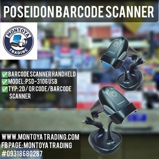 Poseidon barcode scanner handheld
