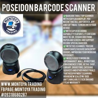 Poseidon Barcode scanner table top
