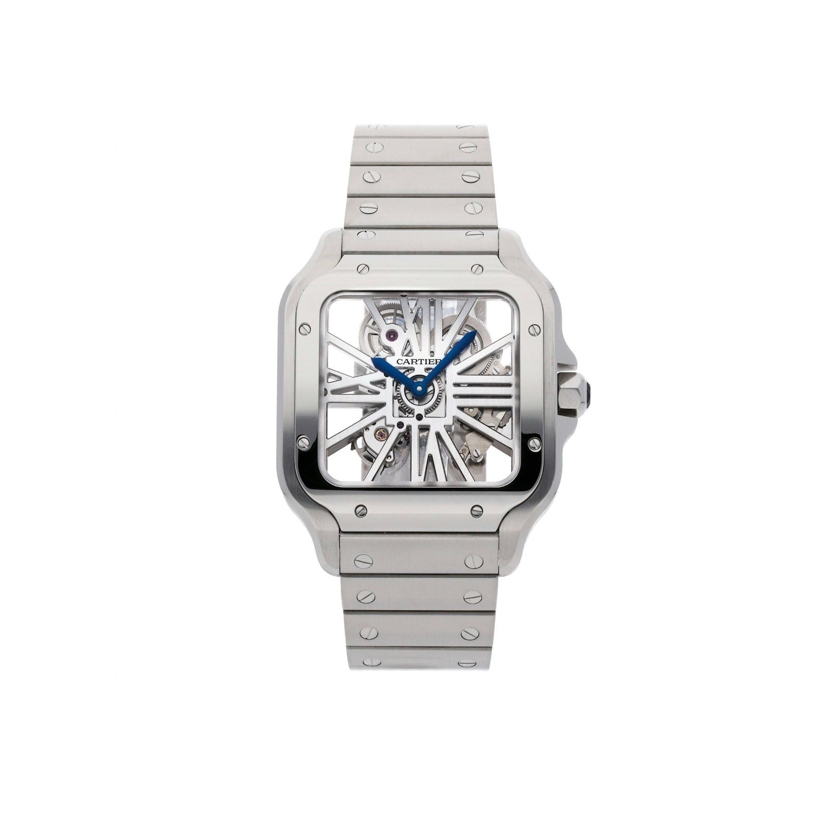 cartier santos large pre owned
