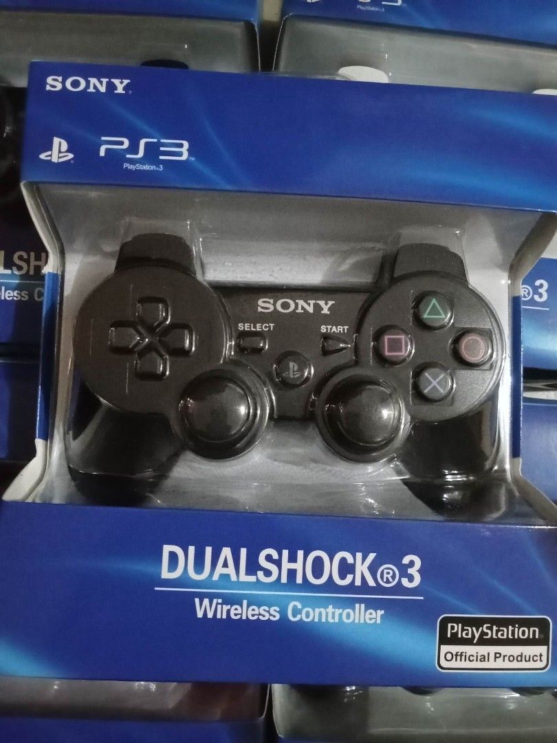 PS3 WIRELESS CONTROLLER (Category: Controllers) located in Quezon City. Submitted by hajjasittienor (Listing ID 1287021169, Image 1). Description: BRAND NEW PS3 POWER CORD.200 PS3 HDMI CABLE 1.5 METER.200 PS3 AV CABLE.200 THUMGRIP. 150.