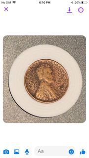 Rare 1943 copper penny