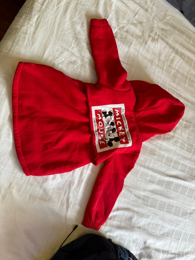 Red mickey mouse hotsell jacket