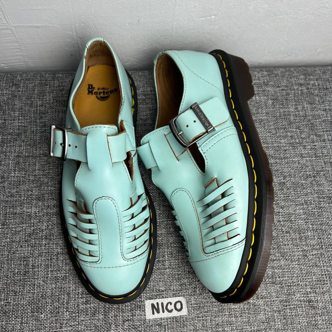 RUSH Dr. Martens Mica Light Blue 6 US Womens Women s