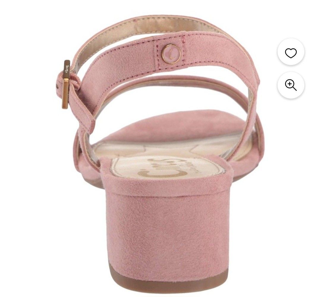 Sam Edelman Women s Ibis Sandal Heel Pink Size 7.5 Shoes Women s Fashion Footwear Sandals on Carousell
