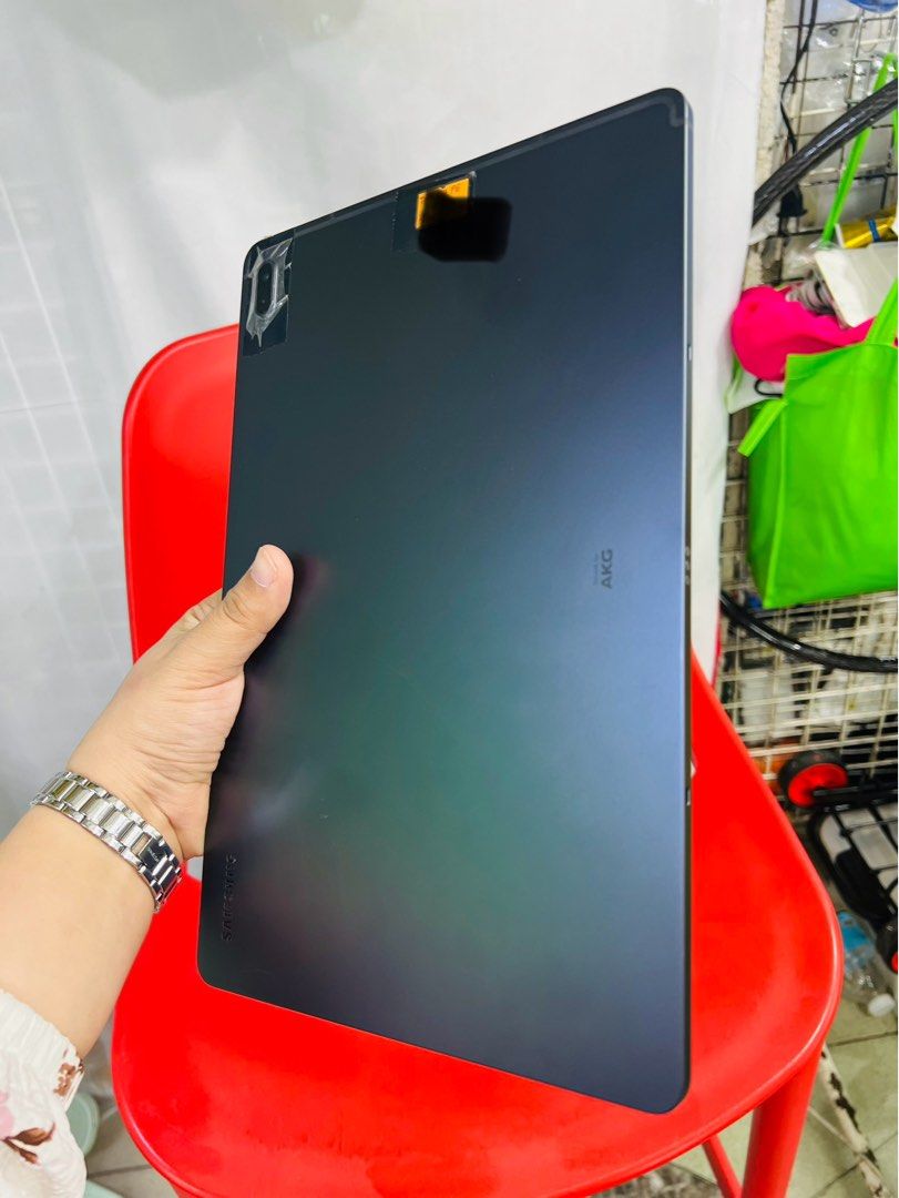 Samsung Tab S7 FE 64gb WIFI only (Category: Android) located in San Juan City. Submitted by javedsgadgetshop (Listing ID 1287053101, Image 2). Description: OPEN FOR INSTALLMENT VIA CREDIT CARD/GGIVES & SWAP/TRADE-IN! WE BUY AND SELL ( ANYKINDS OF UNIT BINIBILI PO NAMIN)! PTPA : Padelete po f bawal Read ❗️Onhand ‼️ Samsung Tab S7 FE •64gb •NTC Variant •Good batt health •Wifi Only •95% Smoothness •No hidden issue | No Repaired •100% Authentic | Not