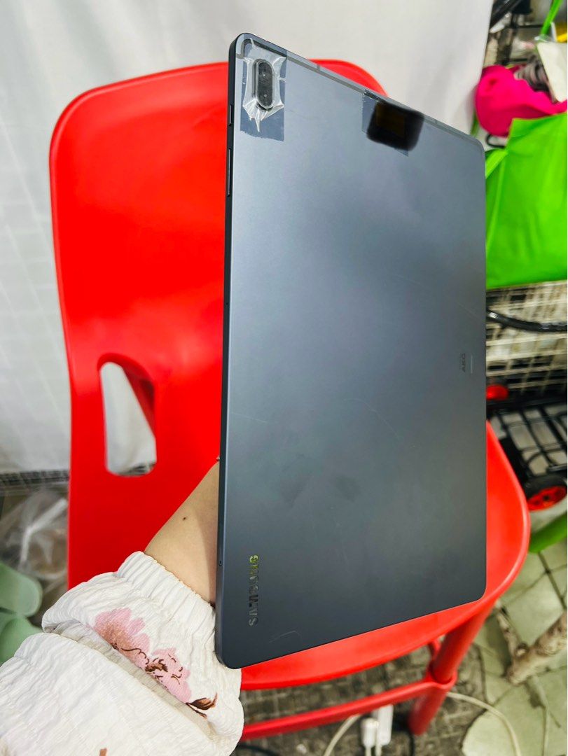 Samsung Tab S7 FE 64gb WIFI only (Category: Android) located in San Juan City. Submitted by javedsgadgetshop (Listing ID 1287053101, Image 3). Description: OPEN FOR INSTALLMENT VIA CREDIT CARD/GGIVES & SWAP/TRADE-IN! WE BUY AND SELL ( ANYKINDS OF UNIT BINIBILI PO NAMIN)! PTPA : Padelete po f bawal Read ❗️Onhand ‼️ Samsung Tab S7 FE •64gb •NTC Variant •Good batt health •Wifi Only •95% Smoothness •No hidden issue | No Repaired •100% Authentic | Not