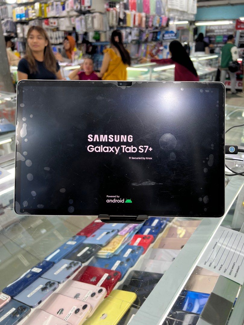 Samsung Tab S7 Plus 256gb LTE (Category: Android) located in San Juan City. Submitted by javedsgadgetshop (Listing ID 1287052433, Image 3). Description: OPEN FOR INSTALLMENT VIA CREDIT CARD/GGIVES & SWAP/TRADE-IN! WE BUY AND SELL ( ANYKINDS OF UNIT BINIBILI PO NAMIN)! PTPA : Padelete po f bawal Read ❗️Onhand ‼️ Samsung Tab S7+ LTE •256gb •NTC Variant •Good batt health •Factory Unlock •95% Smoothness •No hidden issue | No Repaired •100% Authentic 