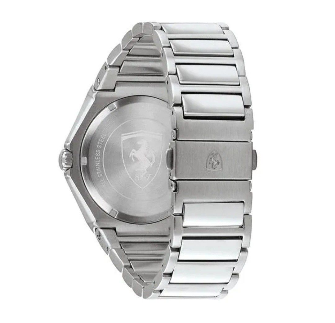 Scarce Rare Brand New Mint Scuderia Ferrari Aspire Silver Special Edition Racer Watch Men s Fashion Watches Accessories Watches on Carousell