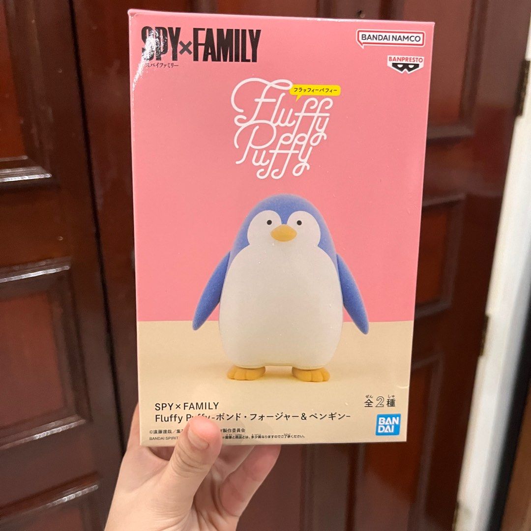 Spy x family penguin animal anya forger fluffy puffy japan authentic figure  figurine figuring