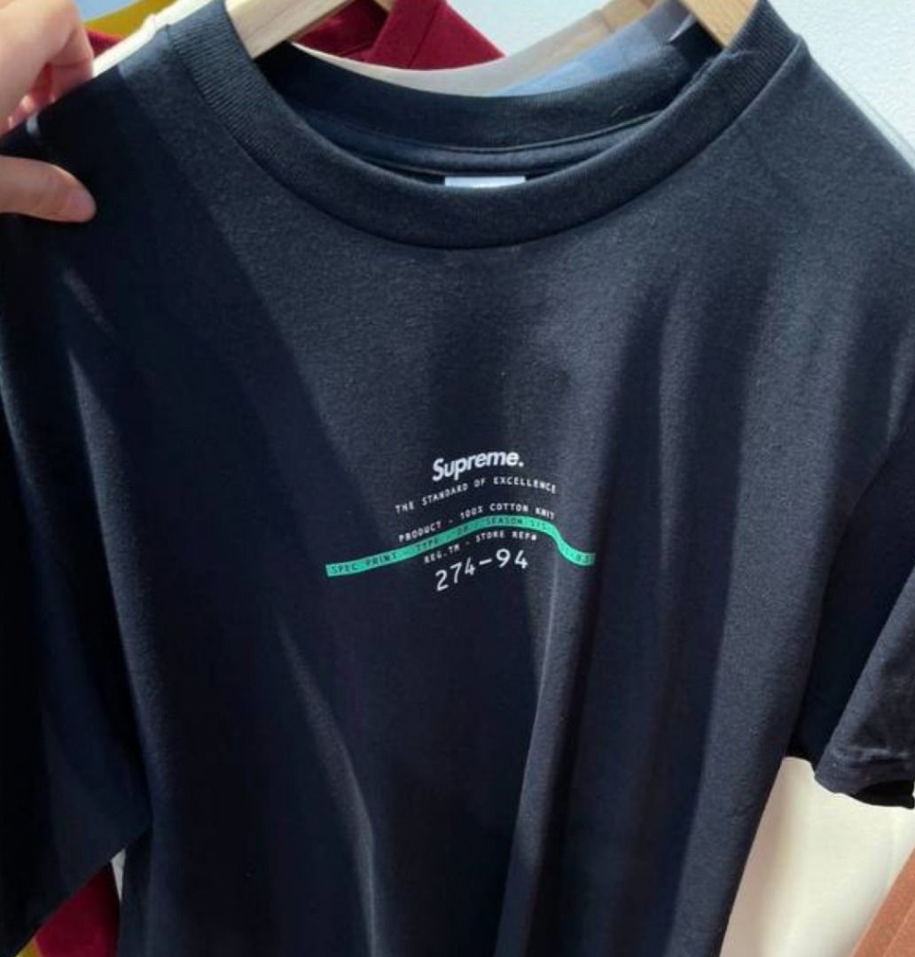 SUPREME STANDARD TEE, Men's Fashion, Tops & Sets, Tshirts