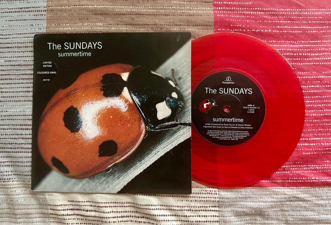 The Sundays “Summertime” UK 7”, Hobbies & Toys, Music & Media