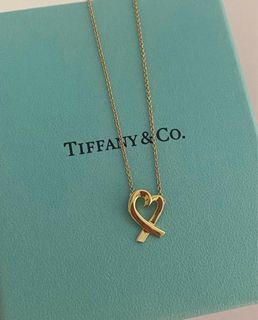 Tiffany & Co. Yellow Gold Paloma Picasso Loving Heart Necklace