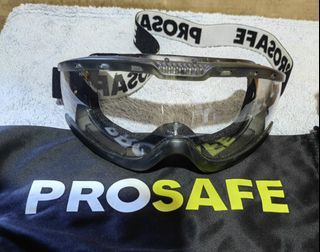 Uvex and Prosafe motorcycle goggles