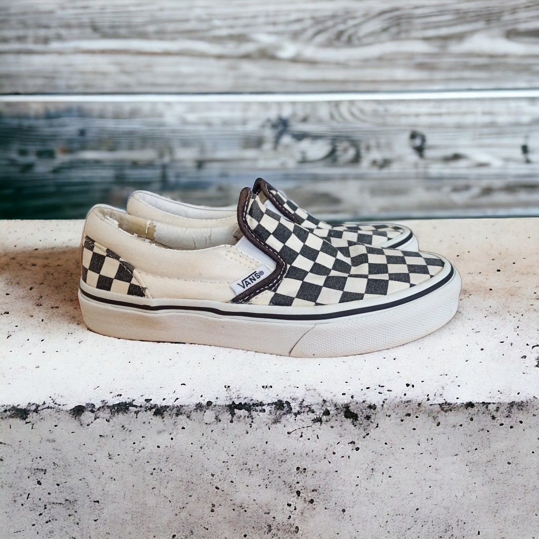 Kid checkered vans shop