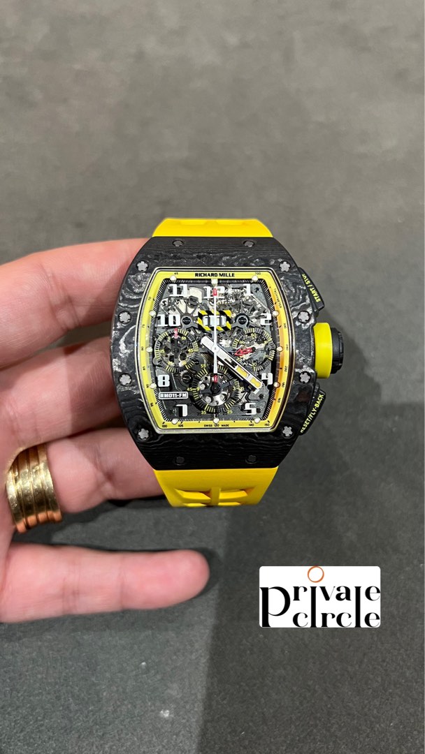 Richard mille rm 011 yellow 2025 storm