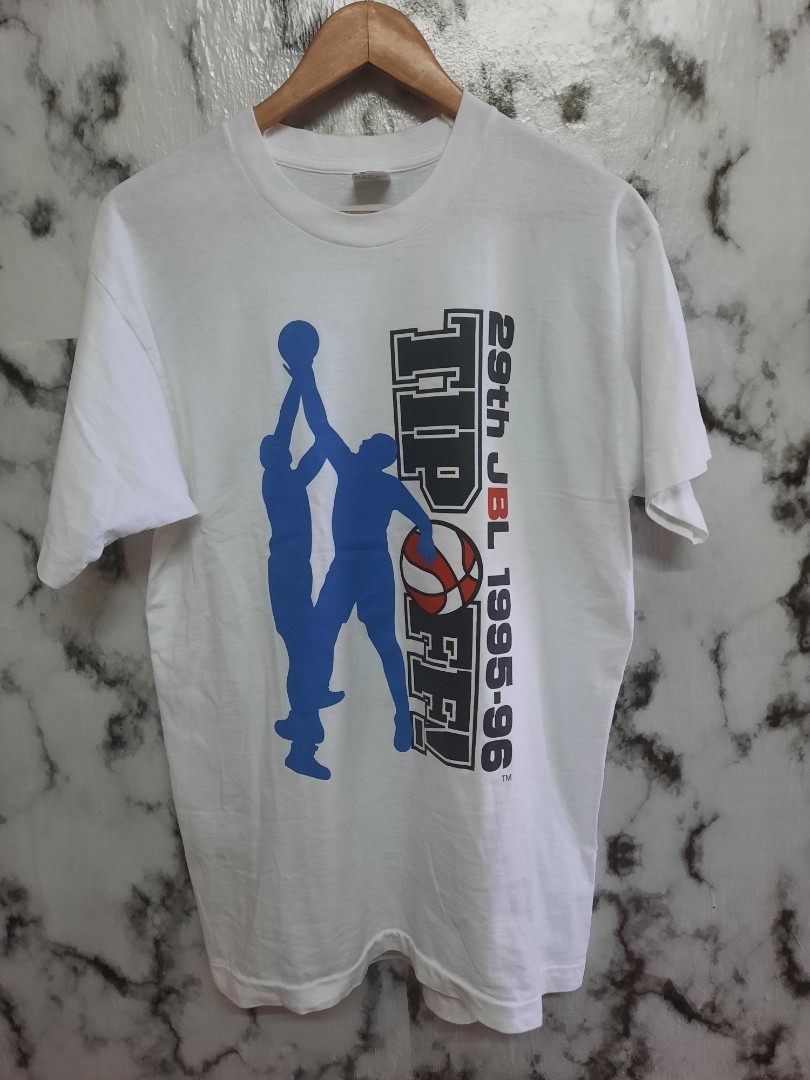 Vintage 90s tshirt JBL basketball 1995-1996 singel tee pit 22 labu 29