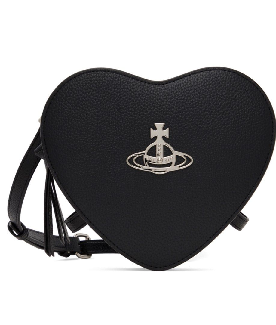 Vivienne Westwood Black Louise Heart Bag Brand New, 名牌, 手袋及銀包- Carousell