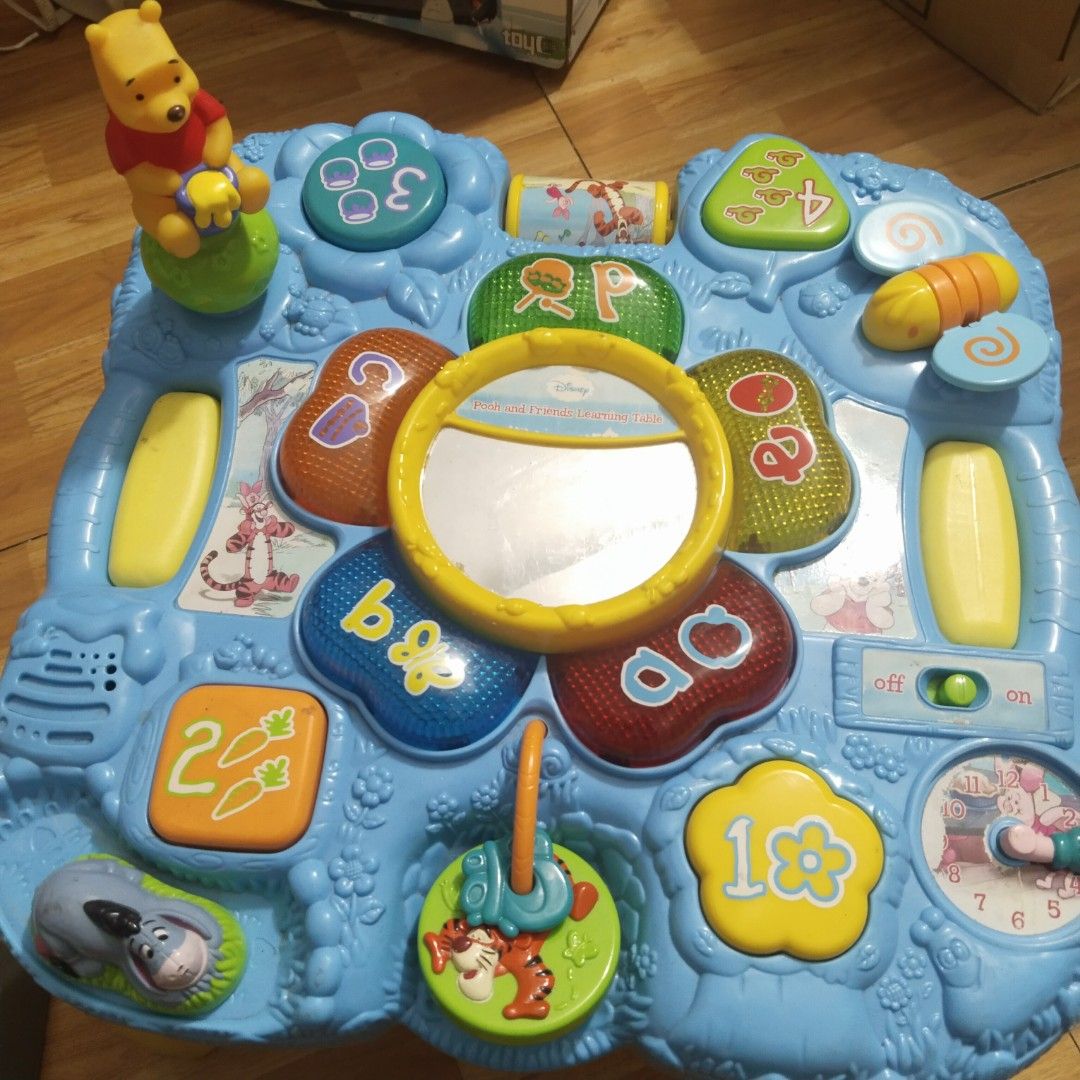 Vtech learning table (Category: Educational & Learning Toys) located in Cavite. Submitted by dimple082 (Listing ID 1286931352, Image 3). Description: working English/ Japanese.