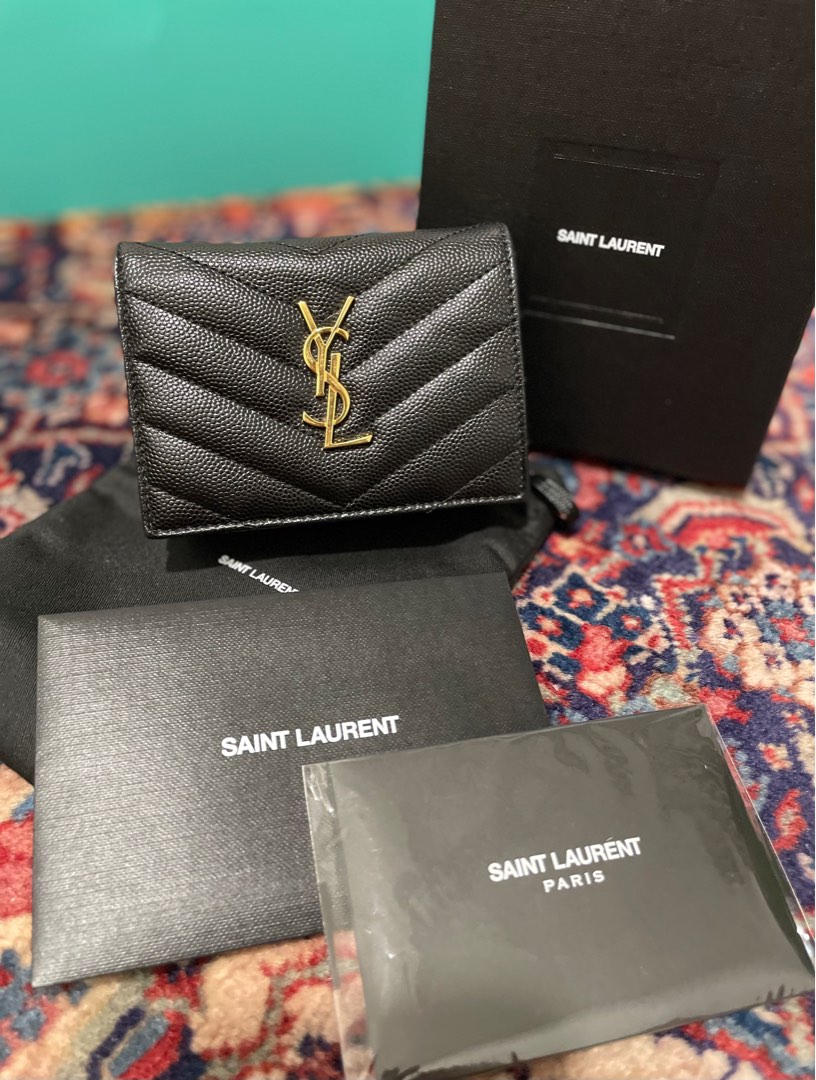 Ysl monogram compact wallet cheap