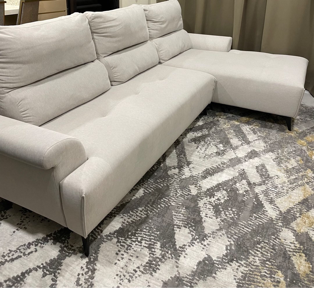 10ft extendable Lshaped sofa harvey norman, Furniture & Home Living