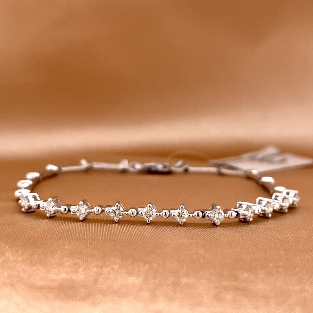 White gold discount diamond bracelets