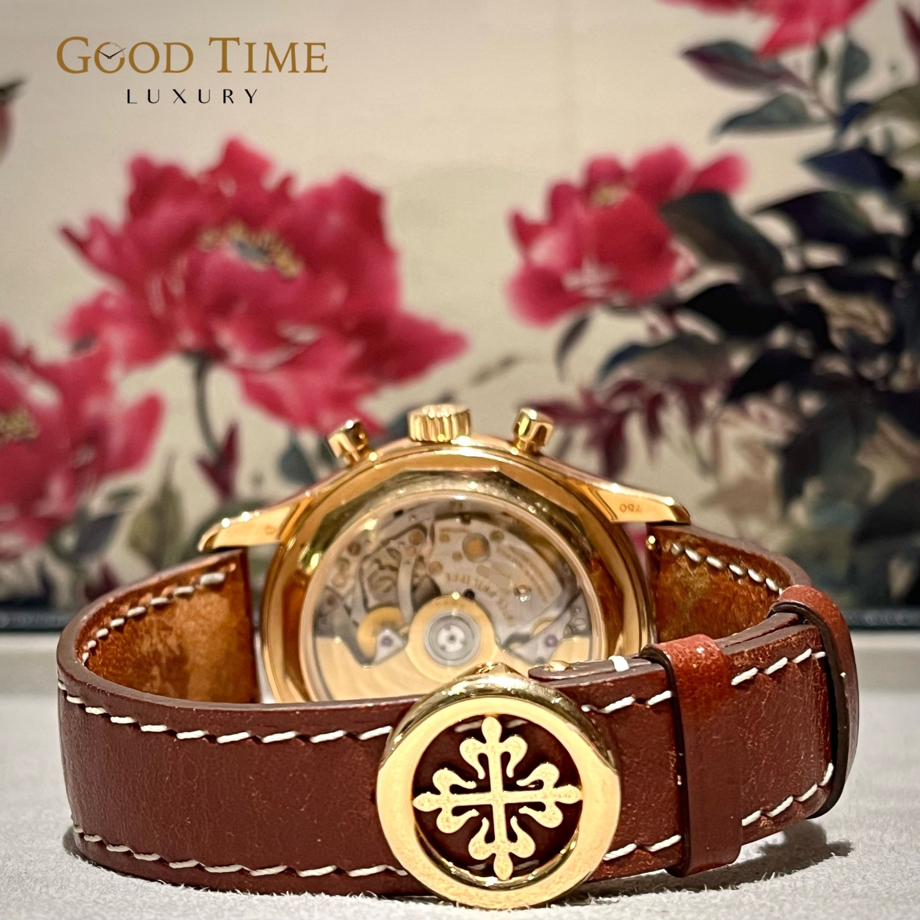 2011 Patek Philippe 5960R 5960 Annual Calendar Chronograph Rose Gold 40.5mm