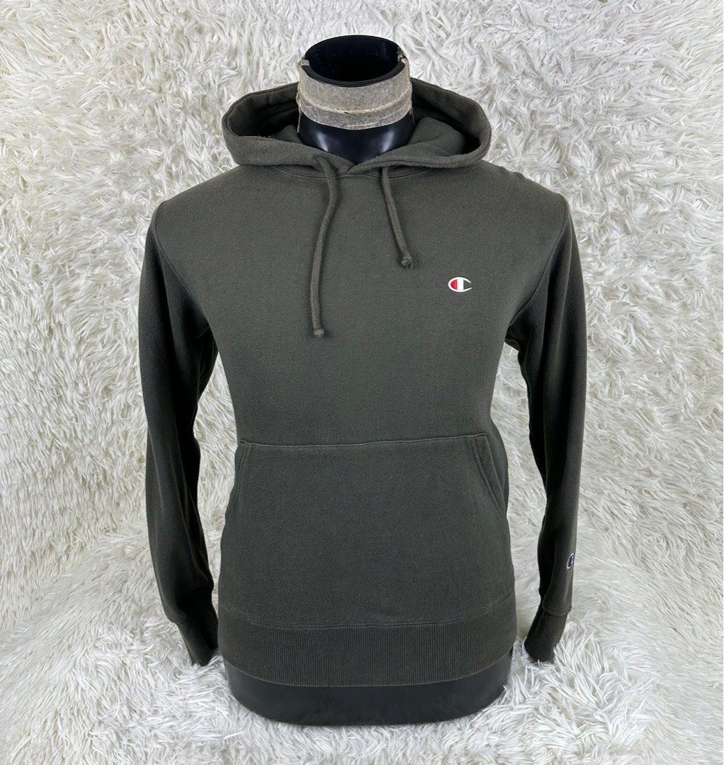 Champion hoodie store black small logo