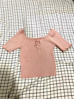 粉色針織上衣 有彈性64221139630977110
