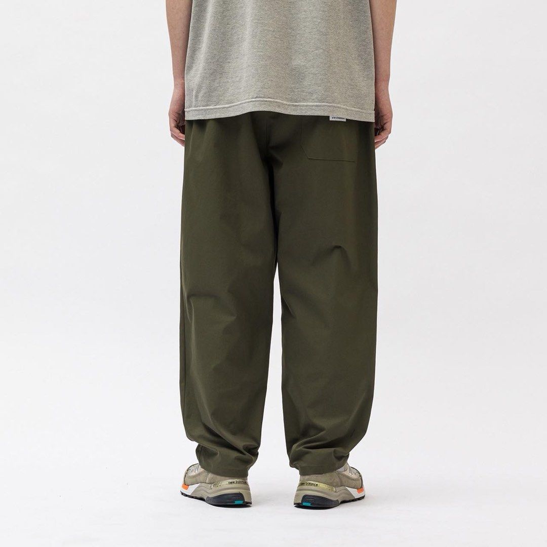 WTAPS TUCK 01 / TROUSERS / POLY. TWILL-