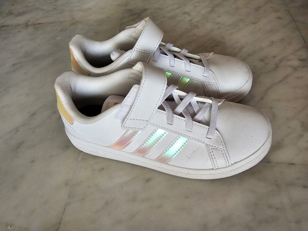 Girls new arrivals gray adidas