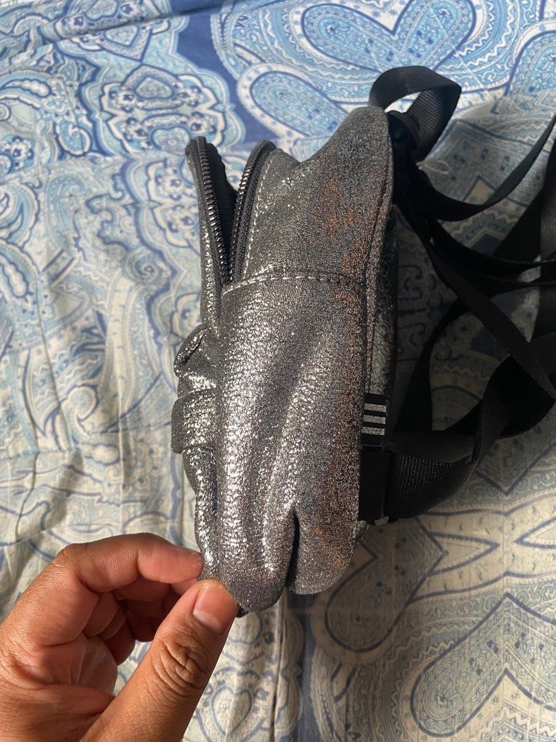 Grey adidas 2025 backpack topshop