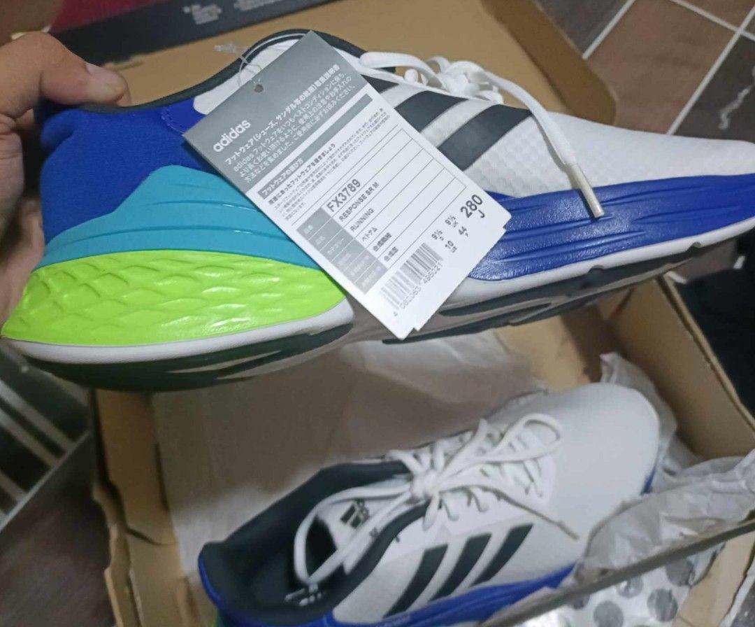 Adidas Response SR White Royal Blue FX3789 Men s Fashion
