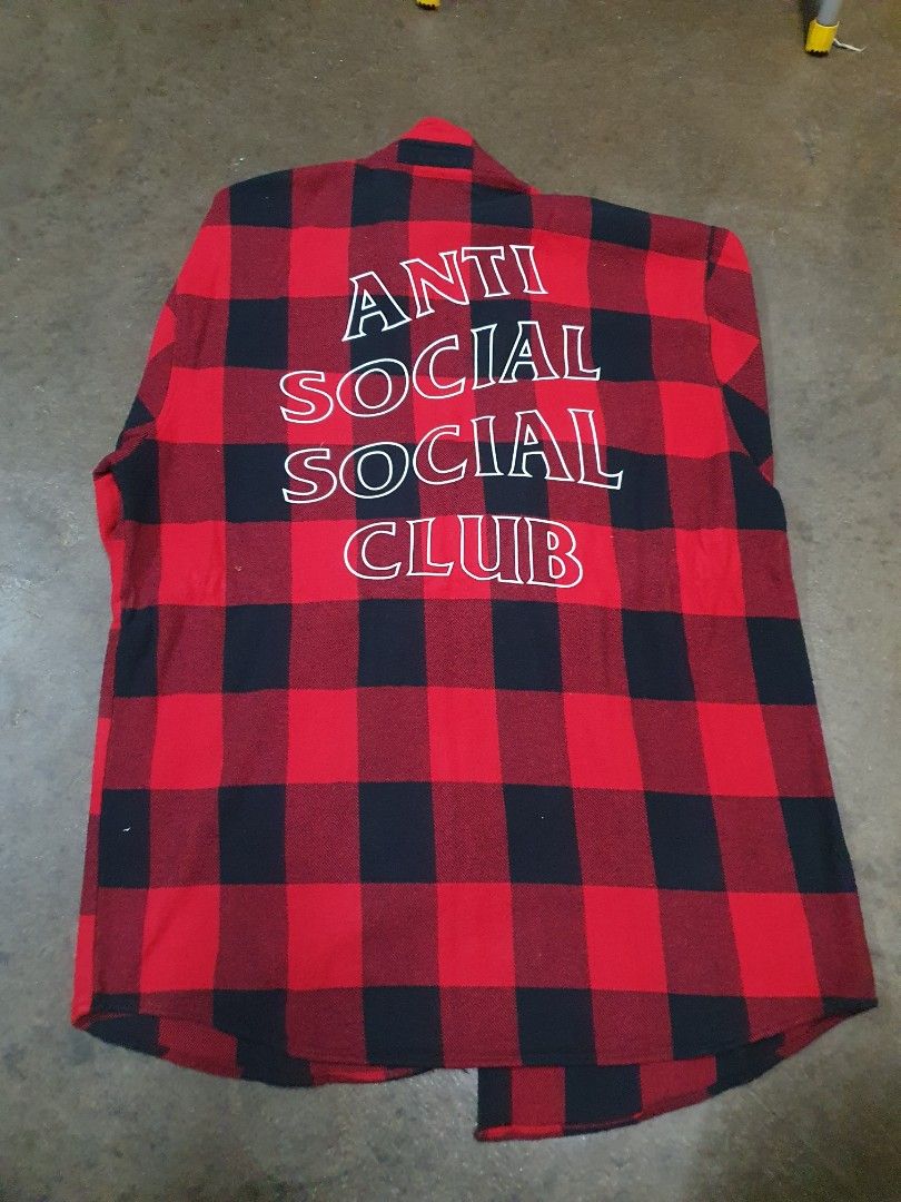 Anti social social club red flannel discount