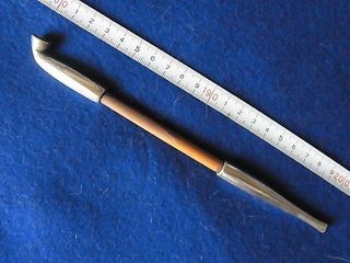 Antique Smoking pipe Early Meiji Period silver order pipe