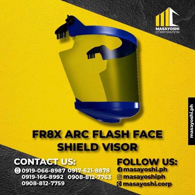 Arc Flash Face Shield Visor FR8x | PPE | Face Shield Visor | Personal ...