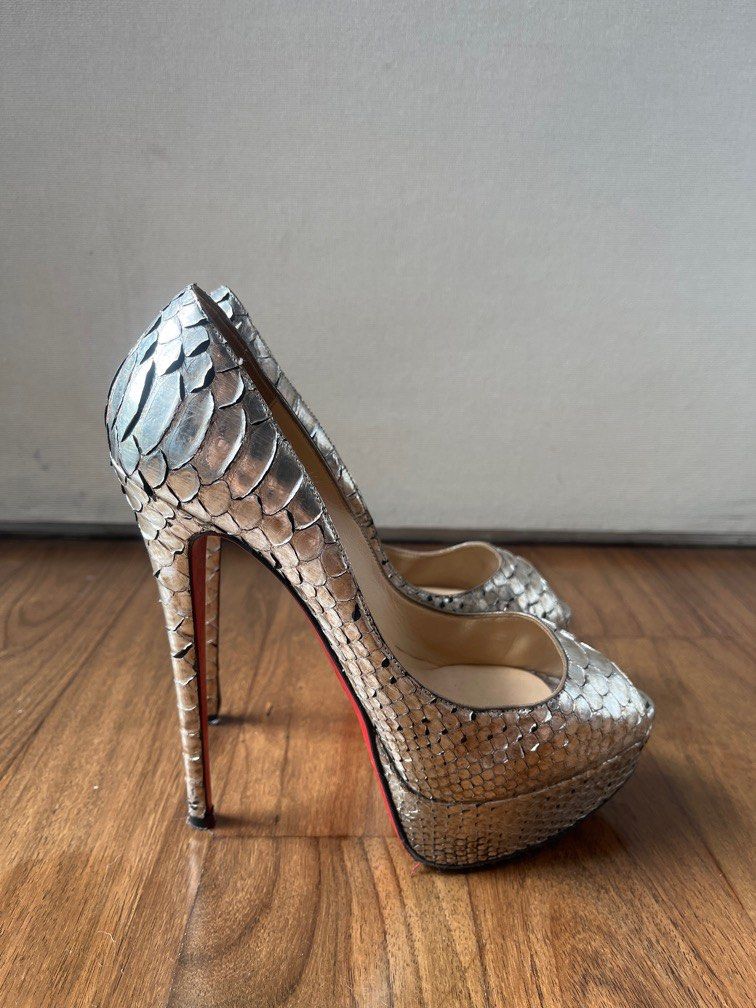 Christian louboutin snakeskin outlet