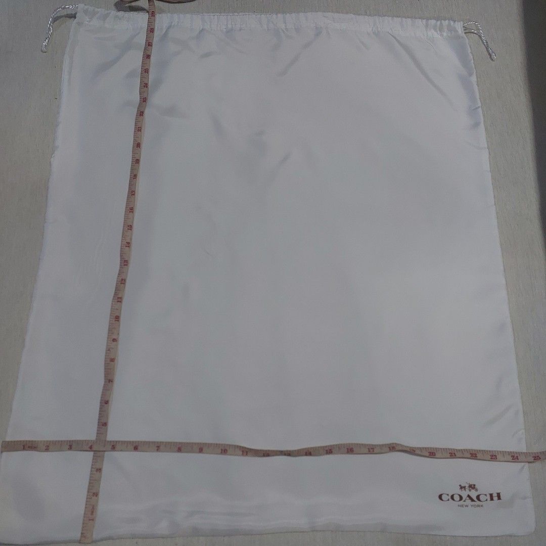 Authentic Coach dust bag 29x24 inches (Category: Luxury Bags & Wallets) located in Manila. Submitted by jfluxury.co (Listing ID 1287195228, Image 3). Description: excellent condition no flaws bought in Japan 🇯🇵 💯% Authentic. 😊 Money back guarantee. 😊 Clean and ready to use na po.