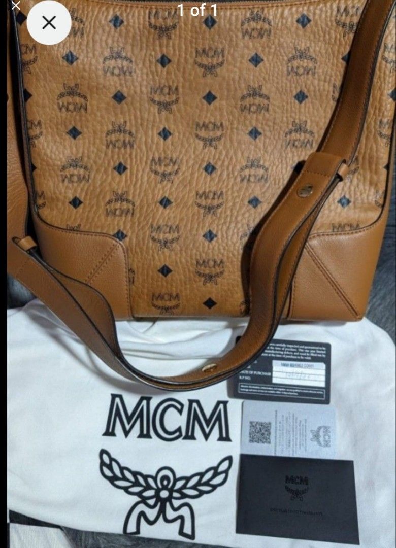 Authentic MCM Medium Aren Hobo