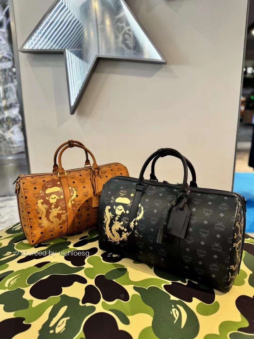 Mcm sale pink weekender