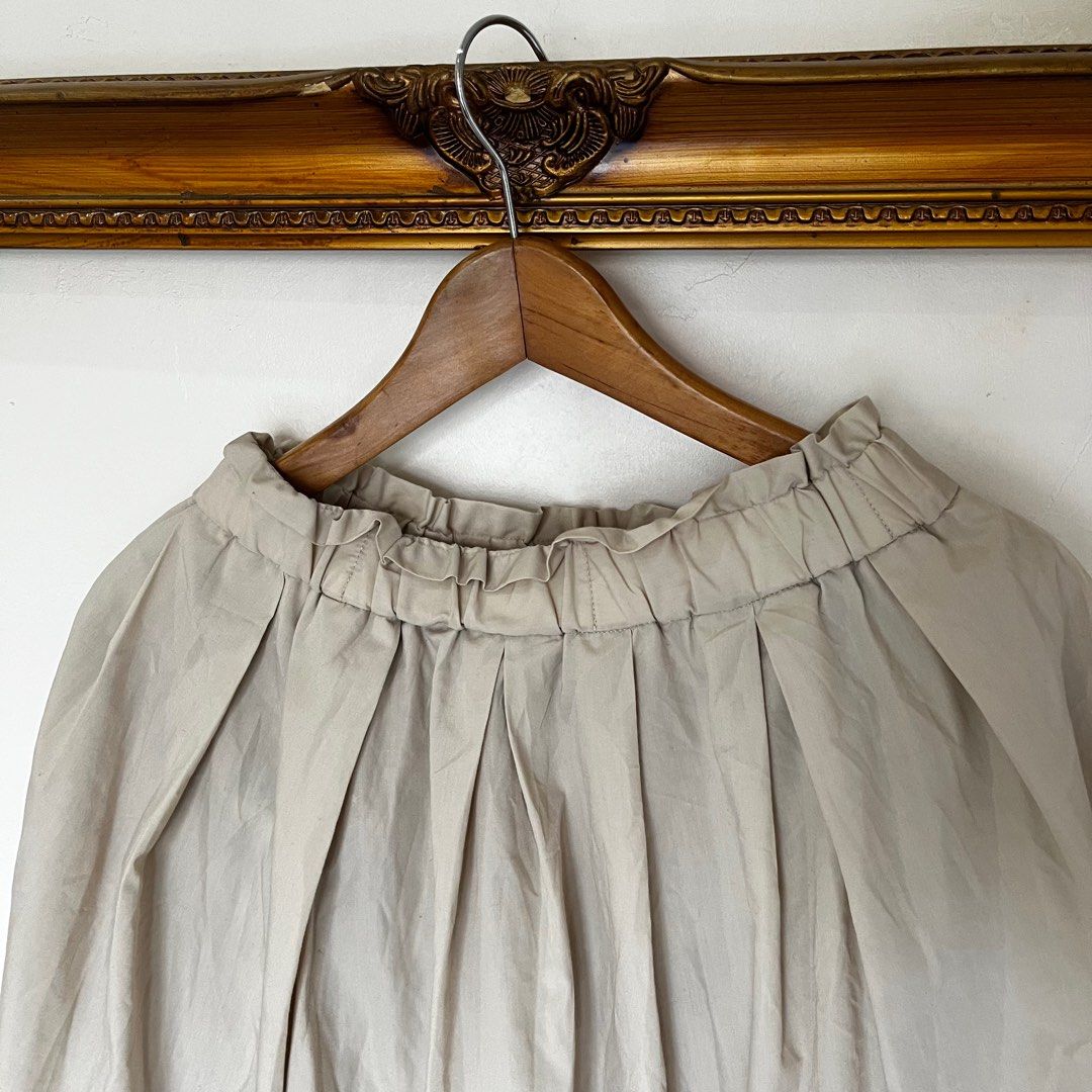 Cotton A-line Skirt