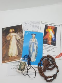 Blessed Jerusalem rosary & scapular with free booklet healing prayer