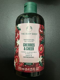 Brand New Authentic The Body Shop Cherries & Cheer Shower Gel
