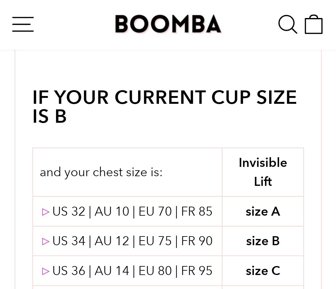 Brand new Boomba invisible lift inserts, Women's Fashion, New Undergarments  & Loungewear on Carousell
