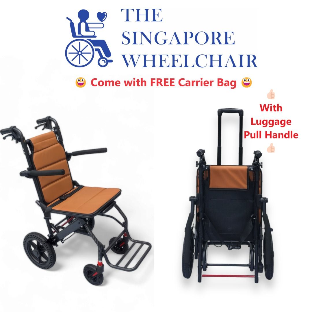 Brand New Lightweight Wheelchair Travel Plane Pushchair with